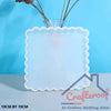 Square Scalloped Silicone Mould - 7.5 * 7.5 inch