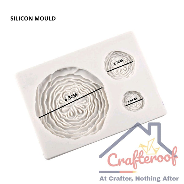Austin Rose Silicone Mould