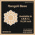 Reusable Rangoli base #20 - To fill color
