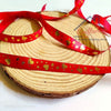 Red Heart Foiled Ribbon - 10yrds/pack