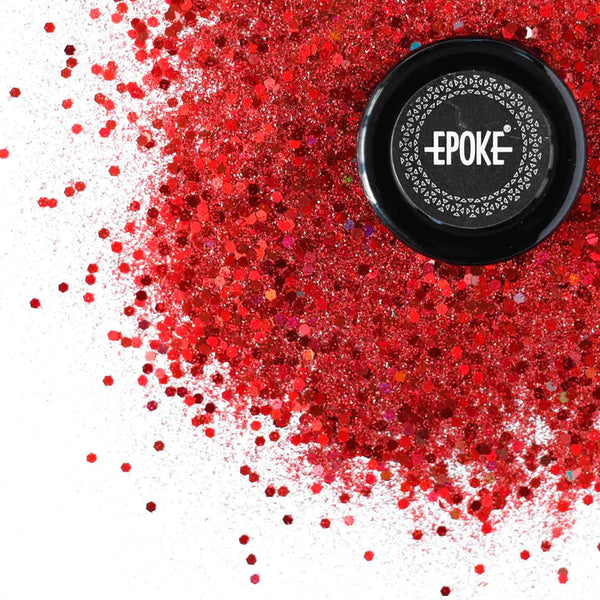 Red Holographic Glitter - Mix (G42)