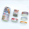 Retro Party Washi Tape Set- 6pc set