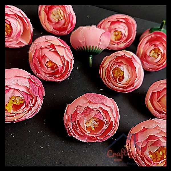 Rose Pink Peony Flower -20pcs/pack