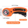Rotary Cutter 45mm Round Cutting Tool with Safety Lock for Precise Cutting