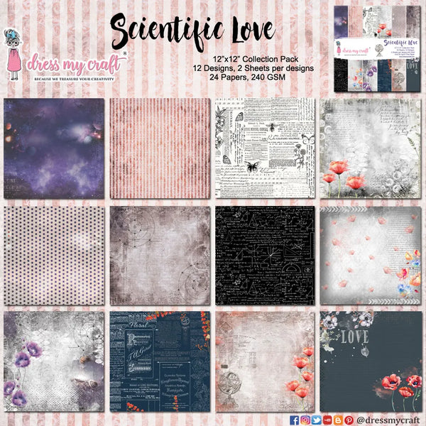 Scientific Love - 6"X6" Paper Pad