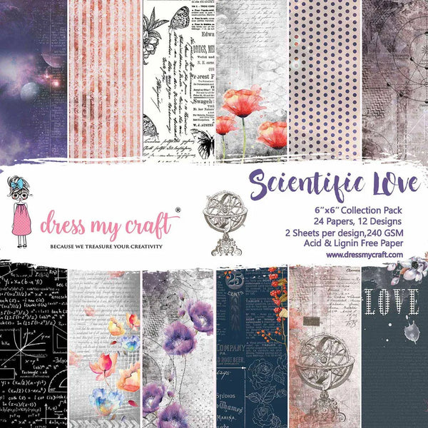 Scientific Love - 6"X6" Paper Pad