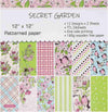 Secret Garden 12*12inch Pattern Paper