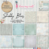 Shabby Blues - 12 x 12 Paper Pack