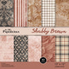 Shabby Brown Paper Pack-12*12inch
