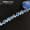 Smiley Love Blue - Diecut Lace