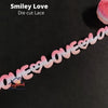 Smiley Love Pink - Diecut Lace