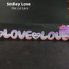 Smiley Love Purple - Diecut Lace
