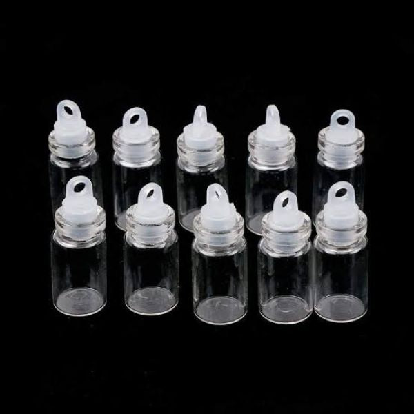 Tiny Message Bottles - 10pcs/pack