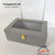 Transparent Lid Trunk Box - Grey