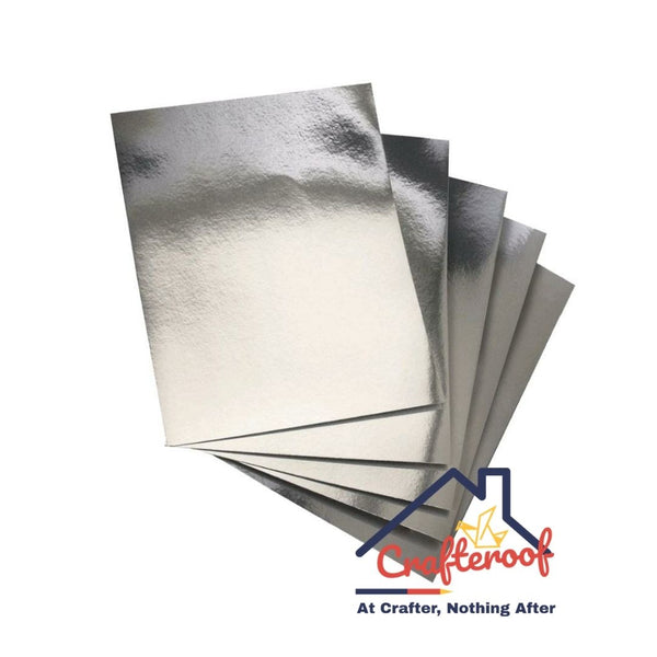 Silver Mirror Cardstock 12*18inch -10 & 50 Sheet
