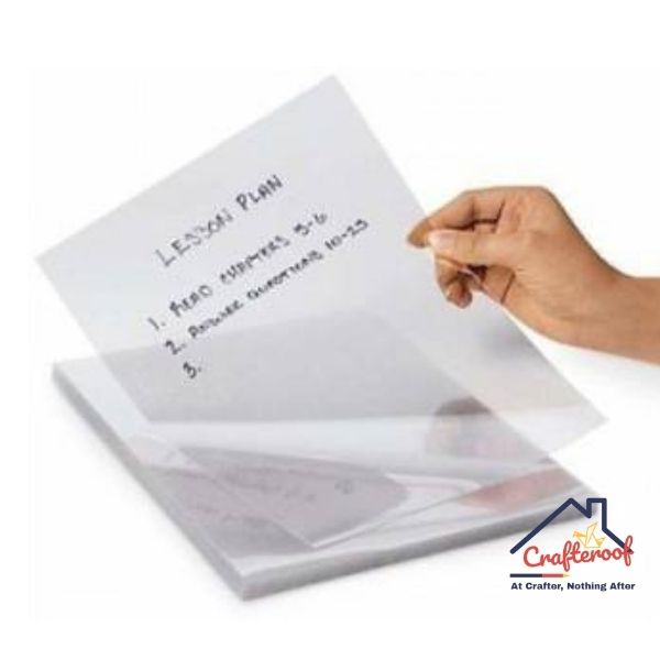 Acetate Sheet - 100 Microns - Pack of 10 Pcs