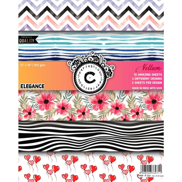 Elegance-12*18inch Printed Vellum