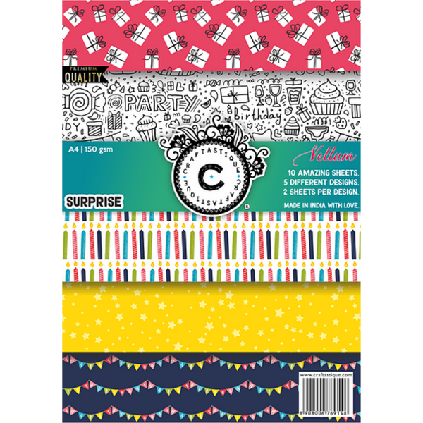 Surprise-12*18inch Printed Vellum