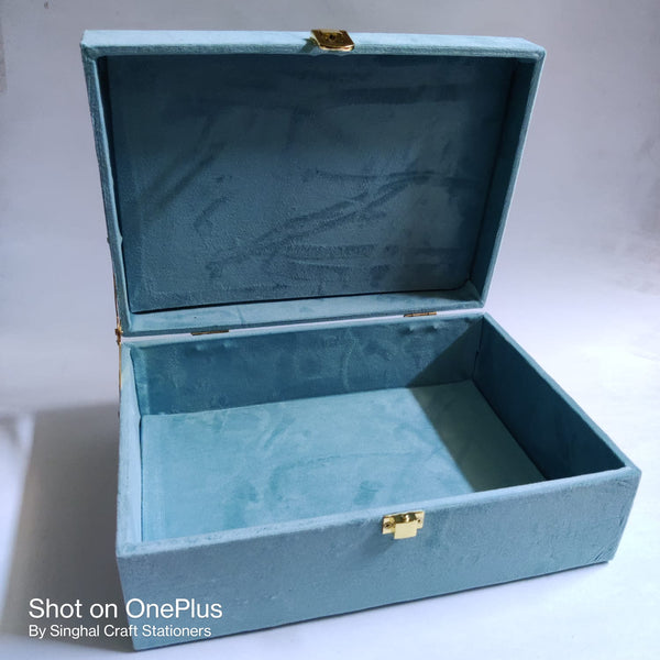 Velvet Box - Sky Blue