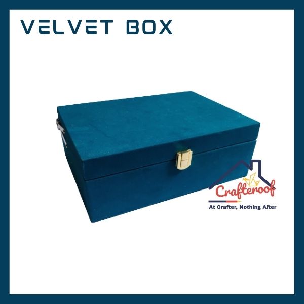 Velvet Box - Turquoise