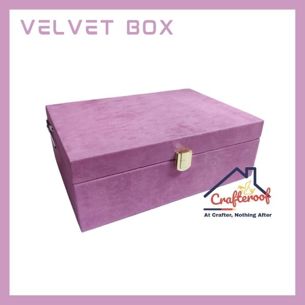 Velvet Box - light Pink