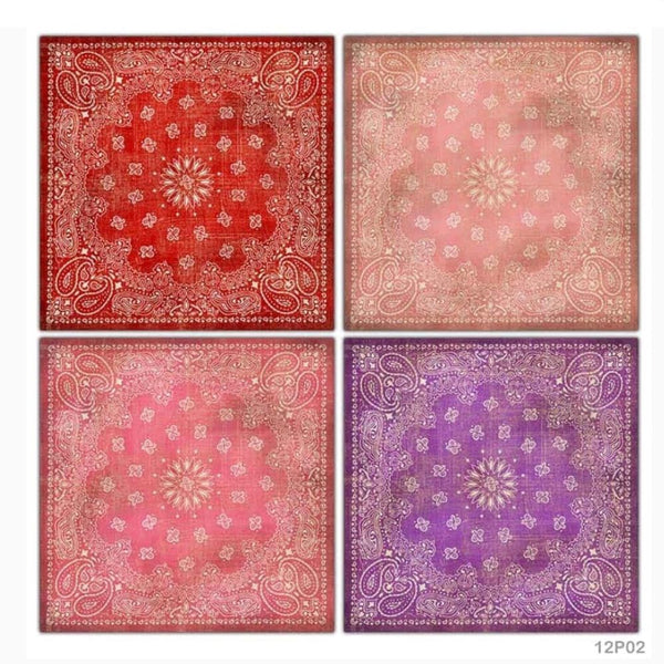 Vintage Bandana Papers - 12*12inch