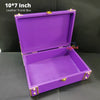 Violet Leather trunk box -10*7 inch