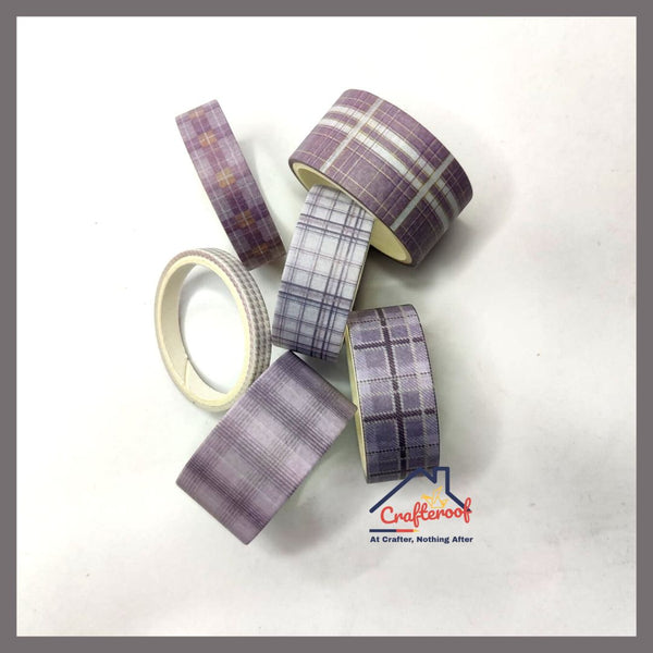 Washi tape set #12 - 6 tape/set