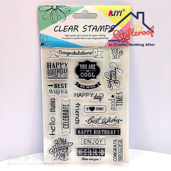 Happy Birthday Clear Stamp