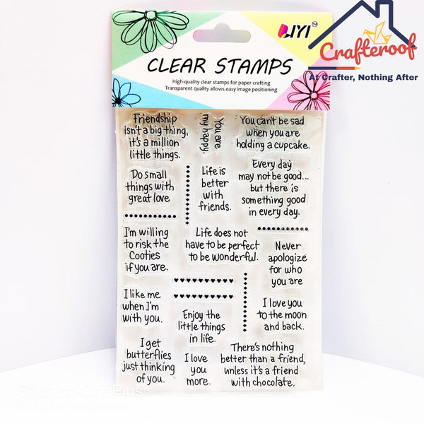 Clear Stamp#18