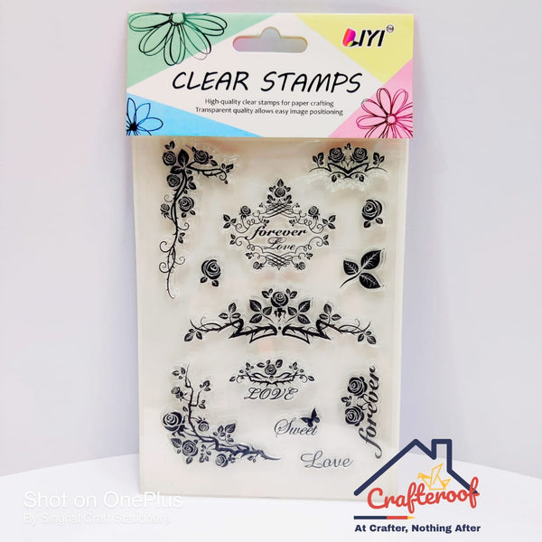 Corner Element Clear Stamp