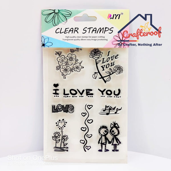 I Love You Clear Stamp