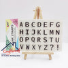 Capital Alphabet Clear Stamp