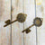 Antique Key Metal charm-2pc