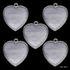 Heart Silver Metal Frame