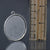 Plain Circle Silver Metalframe