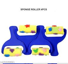 Paint Roller With Pattern, 4 Pcs.