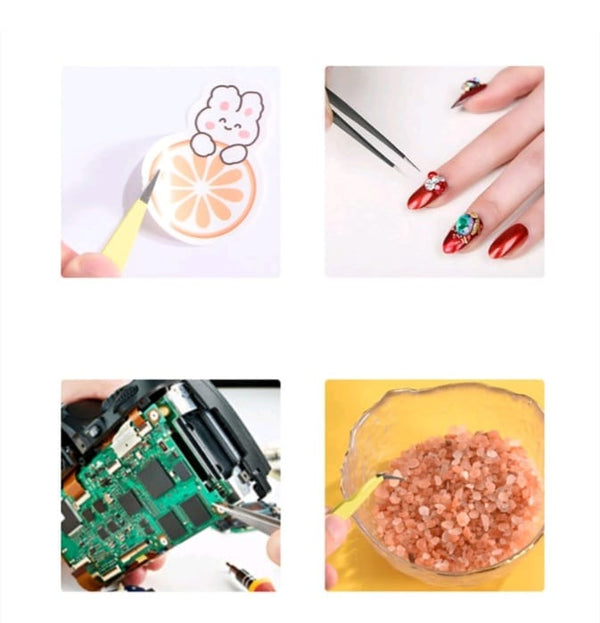 Stainless Steel Tweezer 3 PC