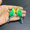 Parrot Pair #2 - Printed Cutout