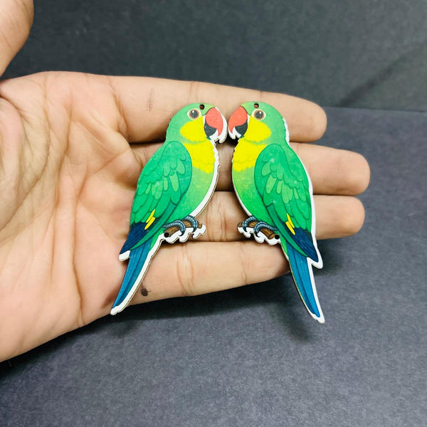 Parrot Pair #2 - Printed Cutout