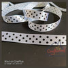 White Polka Dot Ribbon - 10Yrd/Pack
