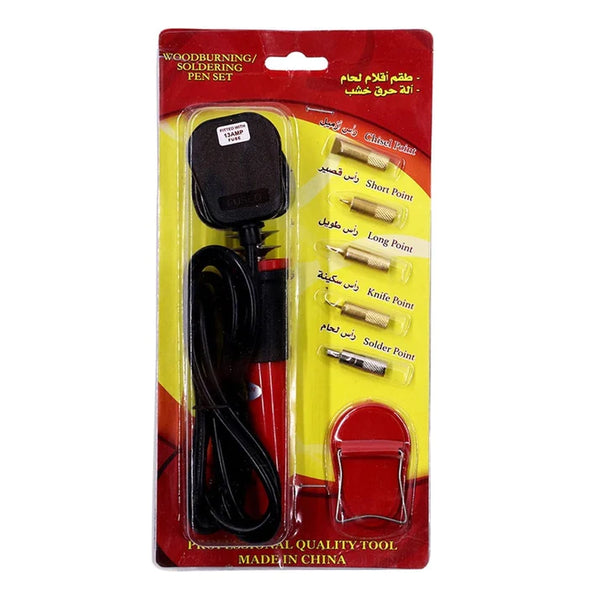 Wood Burning Soldering Set: Tips, Soldering Iron, and Hot Knife in One Kit