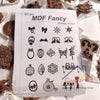 Wooden Textured - Fancy Mdf Cutout 150pcs/set