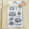 Floral love Clear Stamp
