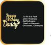 Happy Birthday Daddy #1 Acrylic cutout - 10pc/pack