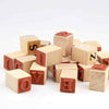 Wooden Capital Alphabet Letters Rubber Stamp