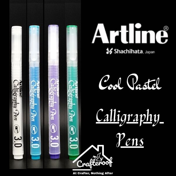 Artline Calligraphy Pens set 3.0 - Cool Pastel