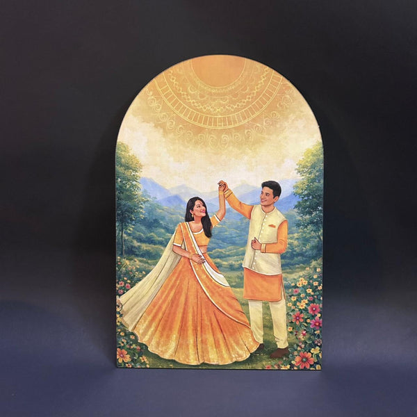 Sangeet invitation - Printed Cutout