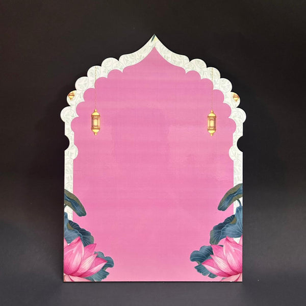 Pink lotus - printed backdrop