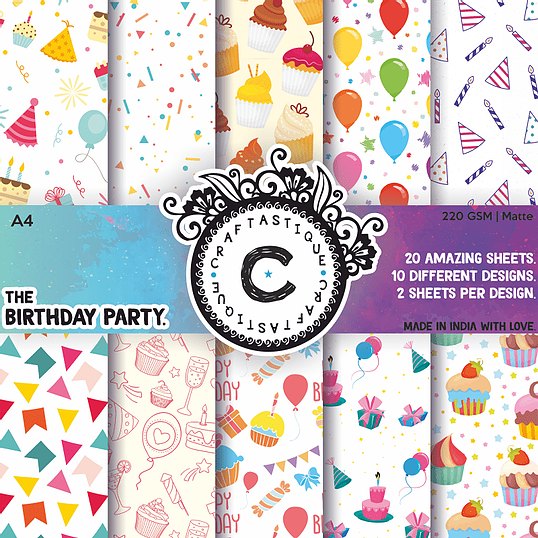 The Birthday Party-A4 paperpad